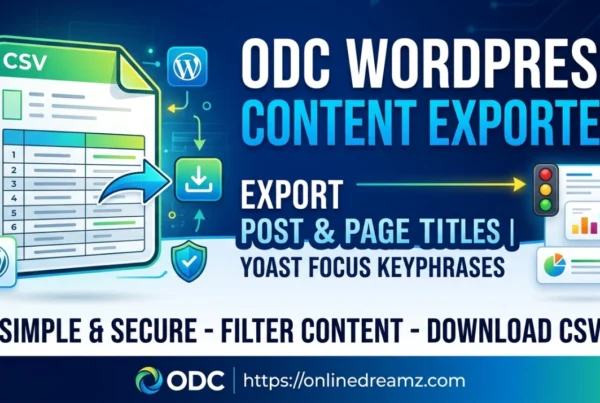 content title exporter free plugin for wordpress