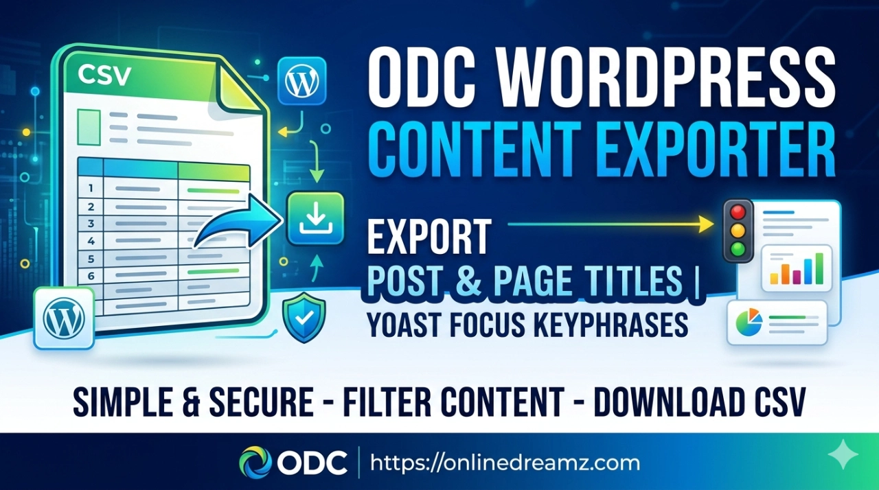 content title exporter free plugin for wordpress